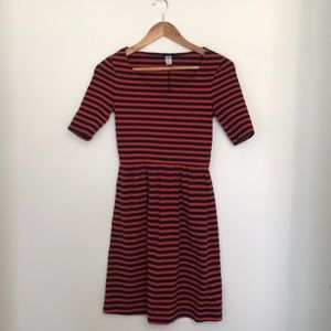 Old Navy red and navy Blue dress